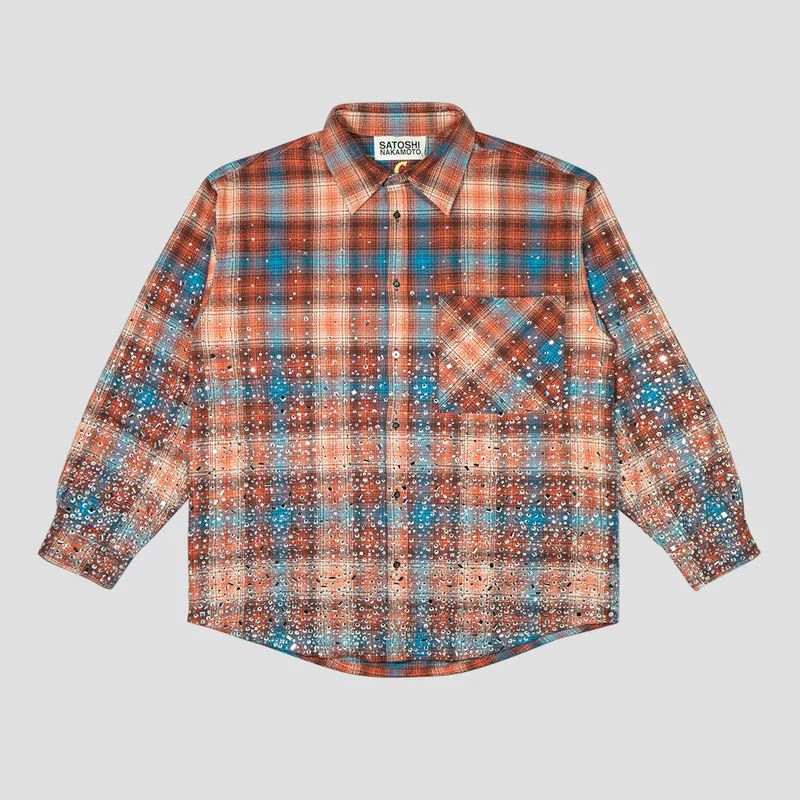 FW24SHI002_r.webp Satoshi Nakamoto Shattereds Glass Flannel