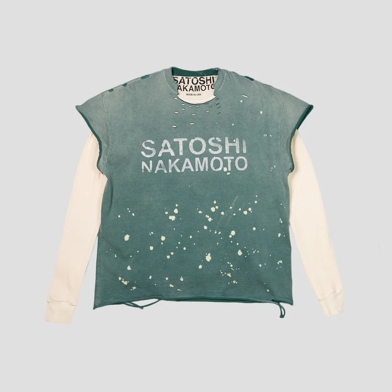 FW25T018-GRN.webp Satoshi Nakamoto Luke T-shirt Thermal