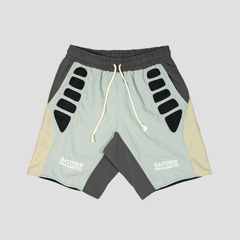 SS25SHT005-GRY.webp Satoshi Tech Shorts Gray