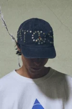 Satoshi Nakamoto Studded Wrap Around Hat