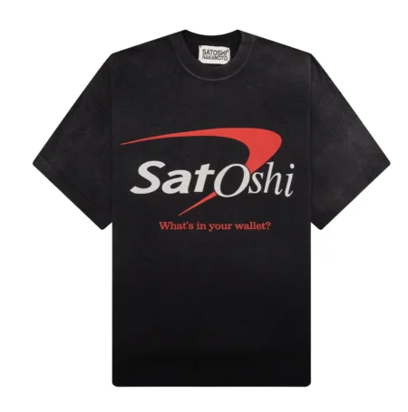 Satoshi Nakamoto 'Bank Satoshi' Black Tee
