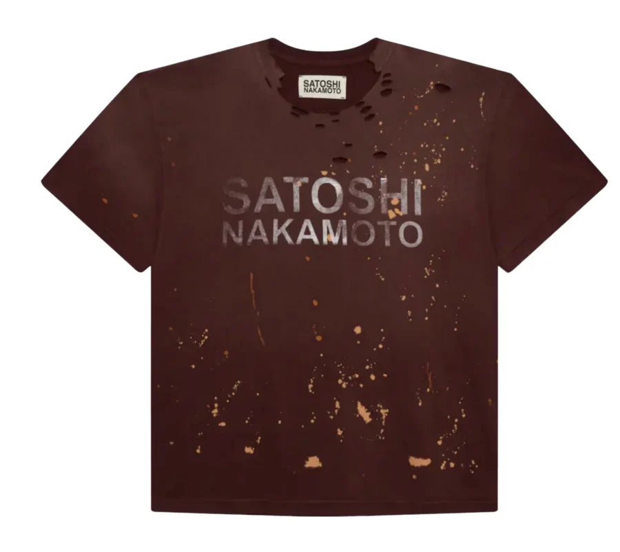 Satoshi Nakamoto 'Brown' Luke Tee