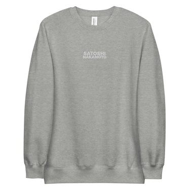 Satoshi Nakamoto Logo Sweatshirt