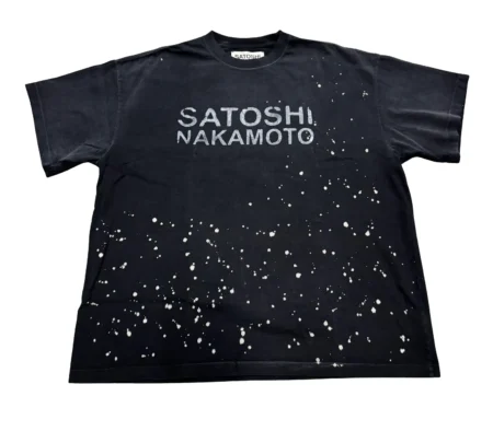 Satoshi Nakamoto 'Luke' Black Tee
