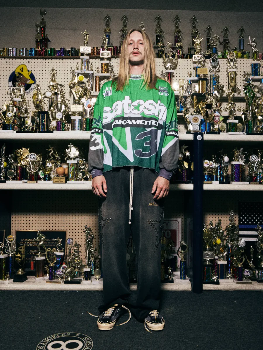 SATOSHI NAKAMOTO SPEEDWAY LONGSLEEVE GREEN