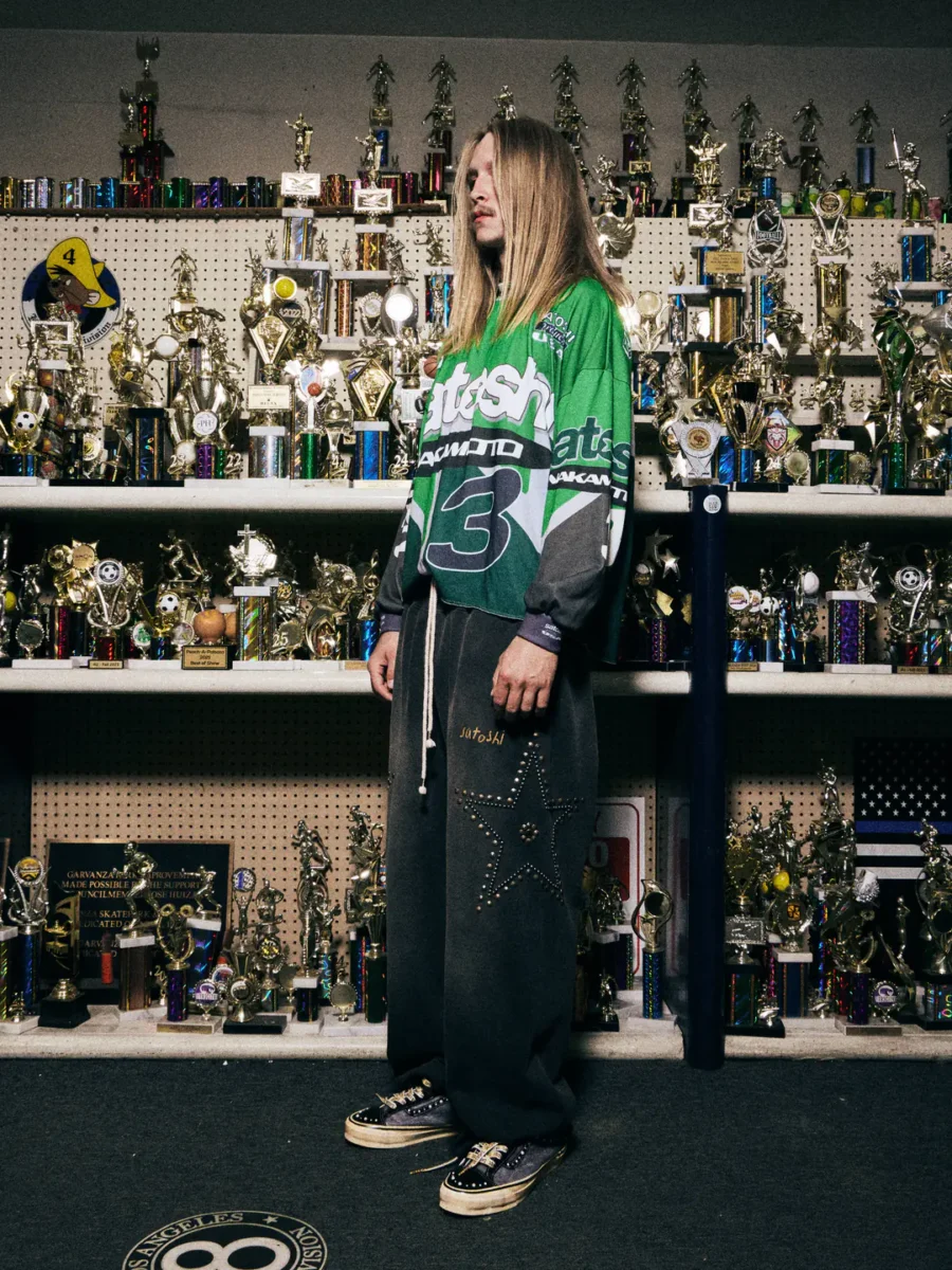 SATOSHI NAKAMOTO SPEEDWAY LONGSLEEVE GREEN