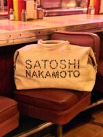 SATOSHI NAKAMOTO STUDDED WEEKENDER
