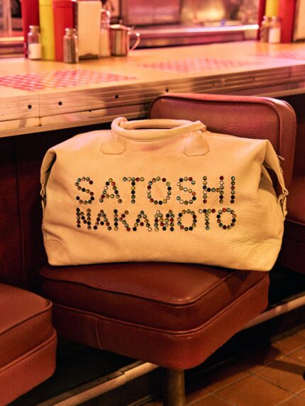 SATOSHI NAKAMOTO STUDDED WEEKENDER