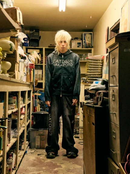 SATOSHI NAKAMOTO LUKE FLEECE HOODIE